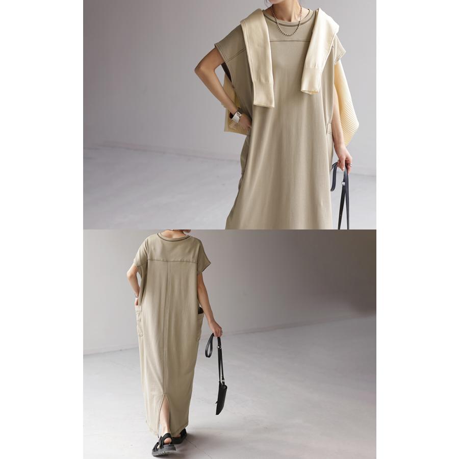 ワンピース レディース ロングワンピース ロング ワンピ ロングワンピ マキシワンピース Tシャツワンピース | HUG.U | 11