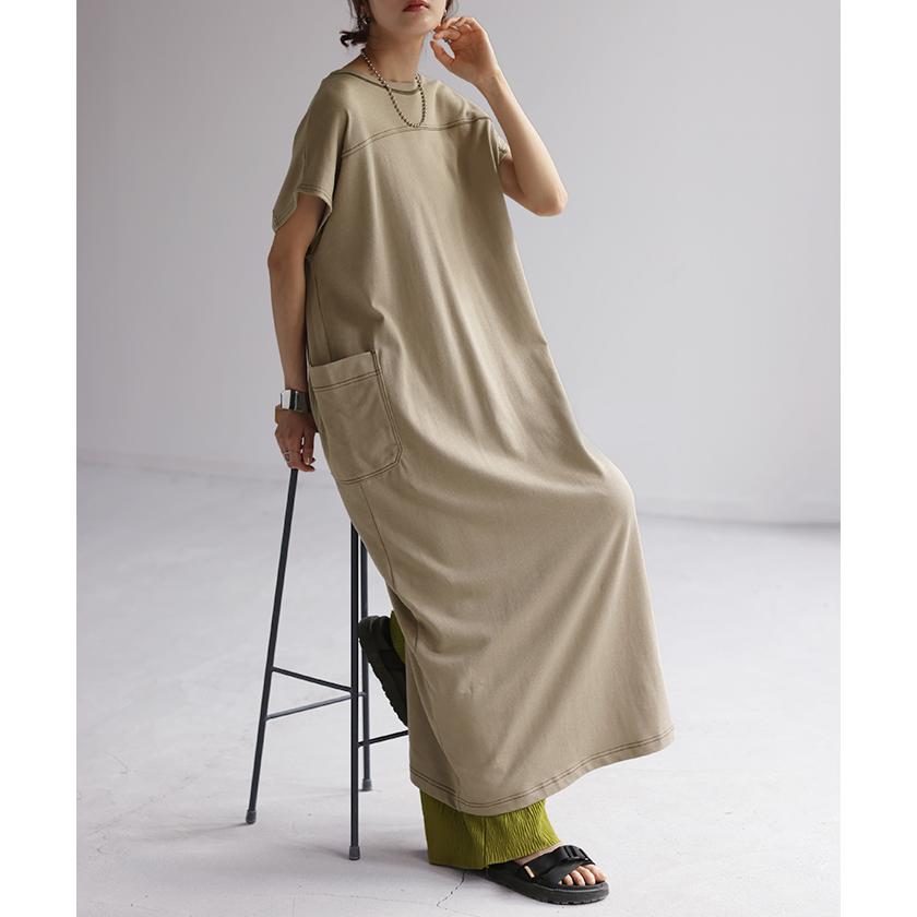 ワンピース レディース ロングワンピース ロング ワンピ ロングワンピ マキシワンピース Tシャツワンピース | HUG.U | 12