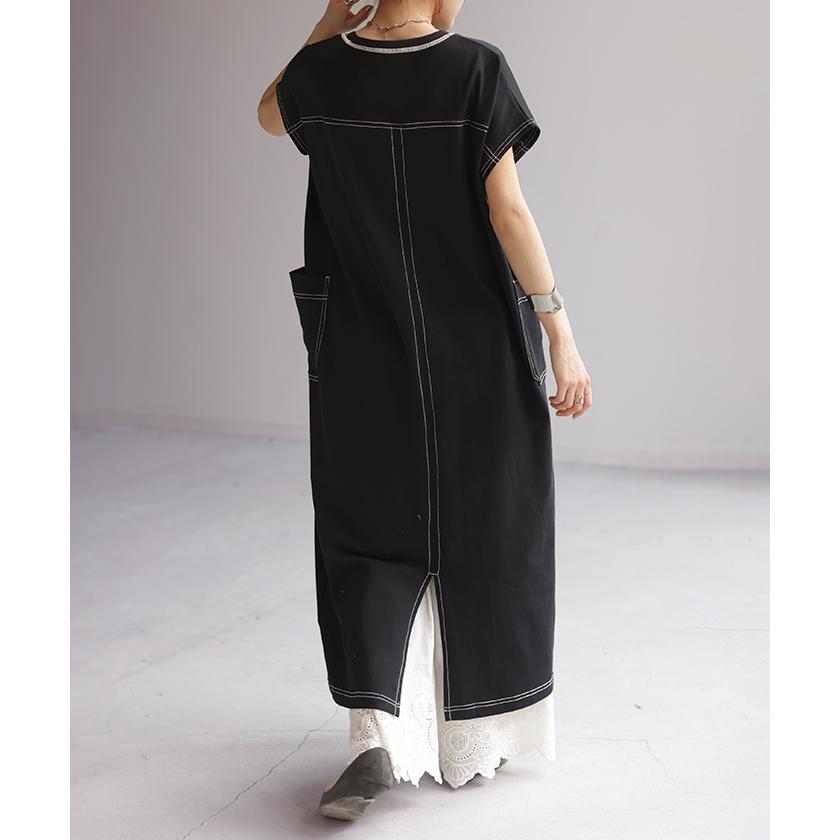 ワンピース レディース ロングワンピース ロング ワンピ ロングワンピ マキシワンピース Tシャツワンピース | HUG.U | 17