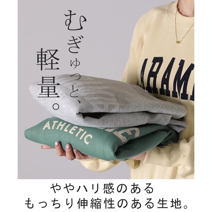 HUG.U トップス ロゴ スウェット レディース トレーナー HUG.U トップス ロゴ スウェット レディース トレーナー
