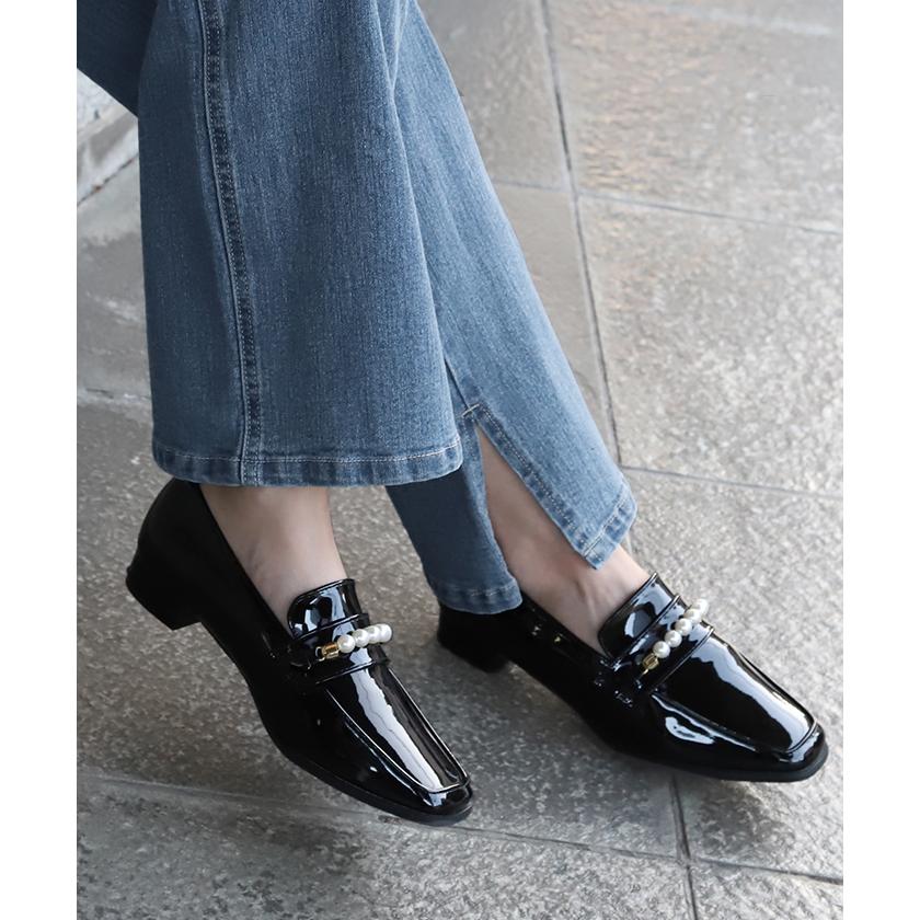 GIVENCHYエナメルローファ－パールシューズ GIVENCHYエナメルローファ－パールシューズ