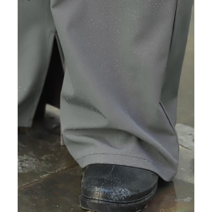 パンツ 撥水 ロング レディース はっ水 梅雨 雨の日 ボトムス ワイド ワイドパンツ ストレートパンツ フレア | HUG.U | 23