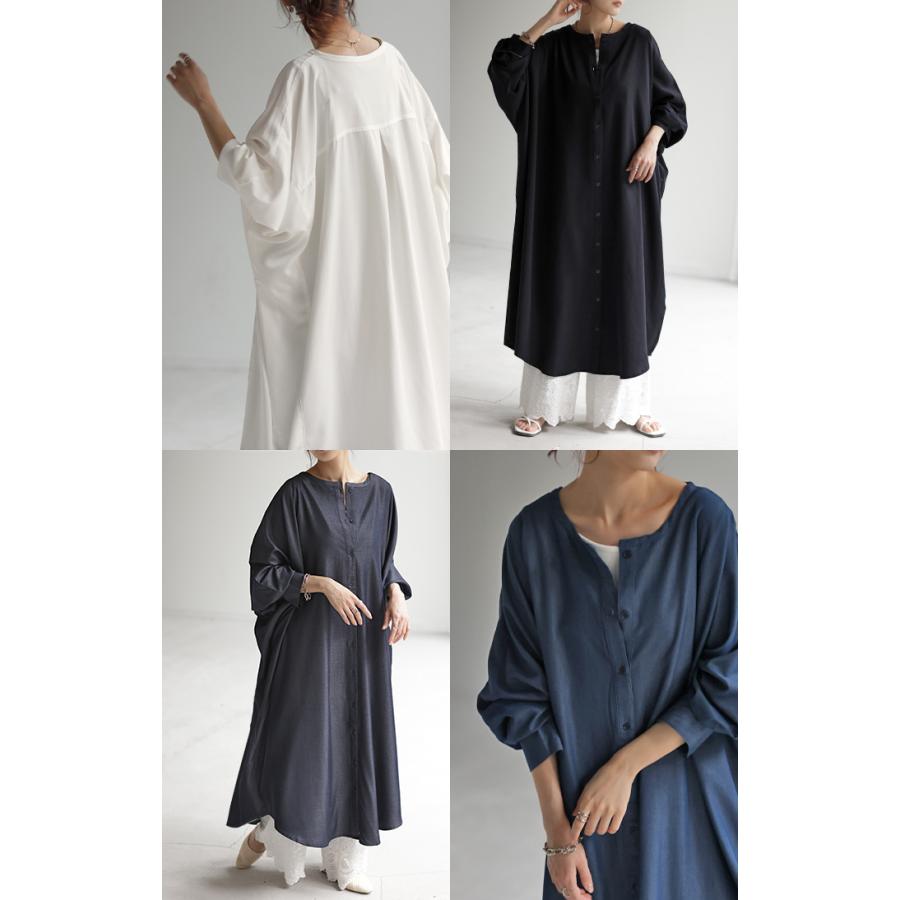 ワンピース シャツワンピース ロング シャツ ダンガリー レディース ロングワンピース ロングワンピ デニムシャツ | HUG.U | 19