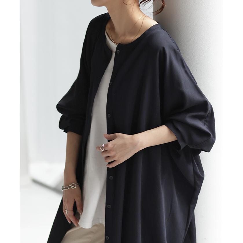 ワンピース シャツワンピース ロング シャツ ダンガリー レディース ロングワンピース ロングワンピ デニムシャツ | HUG.U | 10