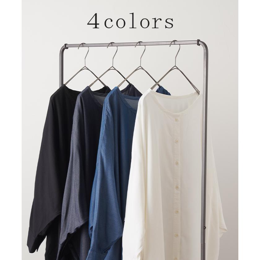 ワンピース シャツワンピース ロング シャツ ダンガリー レディース ロングワンピース ロングワンピ デニムシャツ | HUG.U | 11