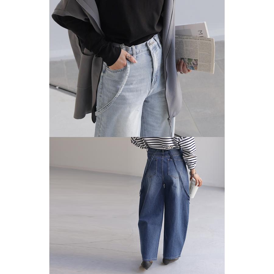 HELLO LUPO サスペンダー付きデニムパンツ 6/7