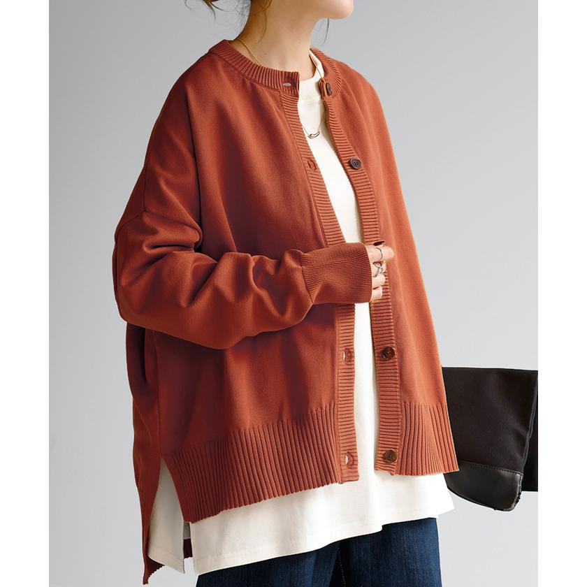 ニット カーディガン 体型カバー レディース セーター トップス ニットカーディガン 軽い ボタン カーデ 長袖 | HUG.U | 11