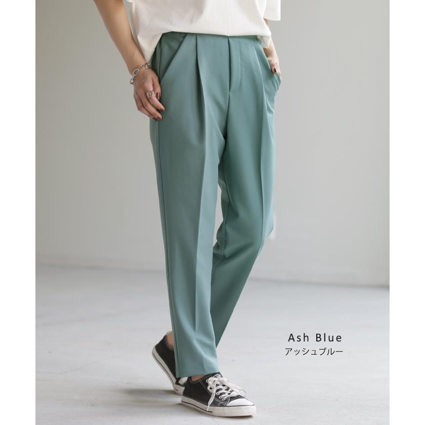 ジェイプレス ノーカラー パンツ テーパードパンツ 大きいサイズ