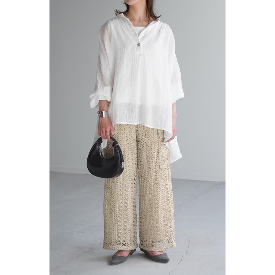 パンツ レース ニット ニットパンツ お洒落 レディース ワイド ワイドパンツ フレア フレアパンツ レギパン | HUG.U | 21