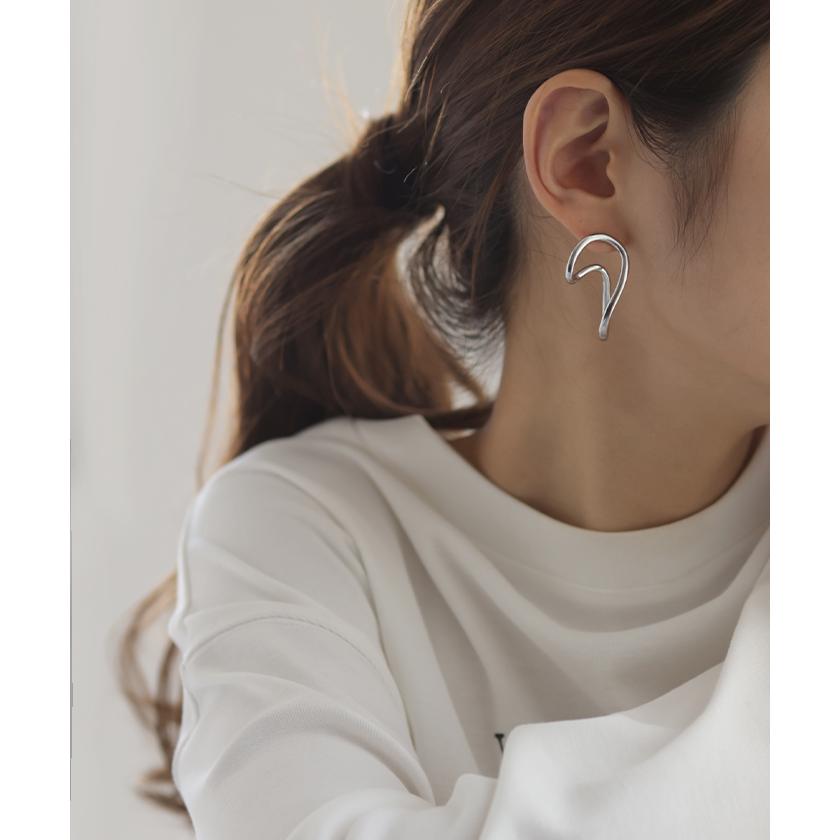 HUG.U（ハグユー） ピアス アクセサリー インフィニティ シルバー