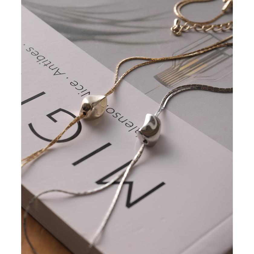 ネックレス ループタイ 風 チェーン チェーンネックレス ロング ロングネックレス ループ ポーラータイ | HUG.U | 14