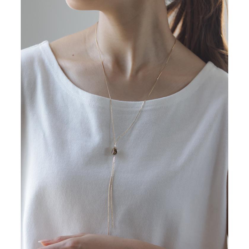 HUG.U ネックレス ループタイ 風 チェーン チェーンネックレス