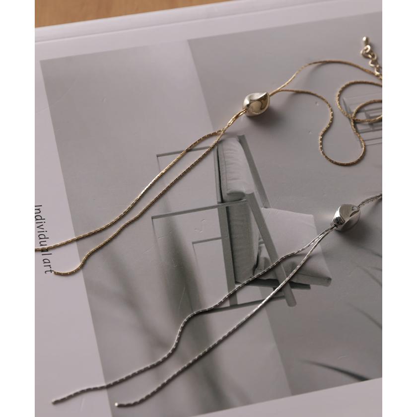 ネックレス ループタイ 風 チェーン チェーンネックレス ロング ロングネックレス ループ ポーラータイ | HUG.U | 06