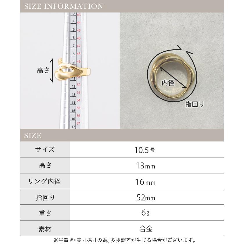 リング 2連風 アクセサリー シルバー ゴールド シルバーアクセサリー | HUG.U | 15