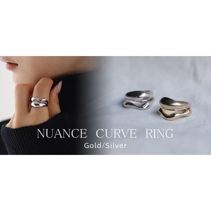 HUG.U（ハグユー） リング 2連風 アクセサリー シルバー ゴールド
