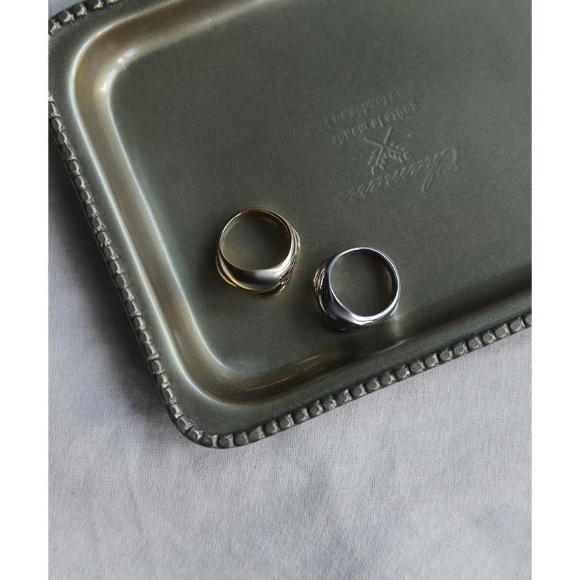 リング 2連風 アクセサリー シルバー ゴールド シルバーアクセサリー | HUG.U | 10