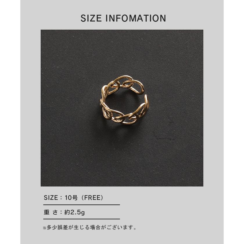 リング ガーランド 指輪 フリーサイズ アクセサリー アクセ 10号 レディース 抜け感 花輪 花冠 モチーフ ガーランドリング フリーリング | HUG.U | 15