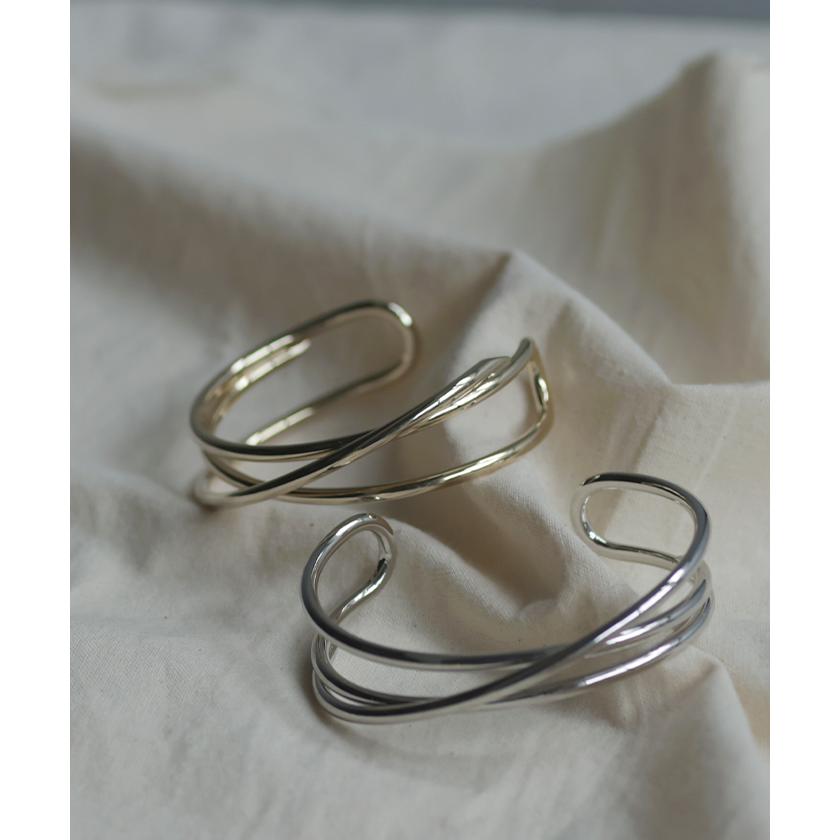 HUG.U バングル アクセサリー ブレスレット クロスバングル レディース