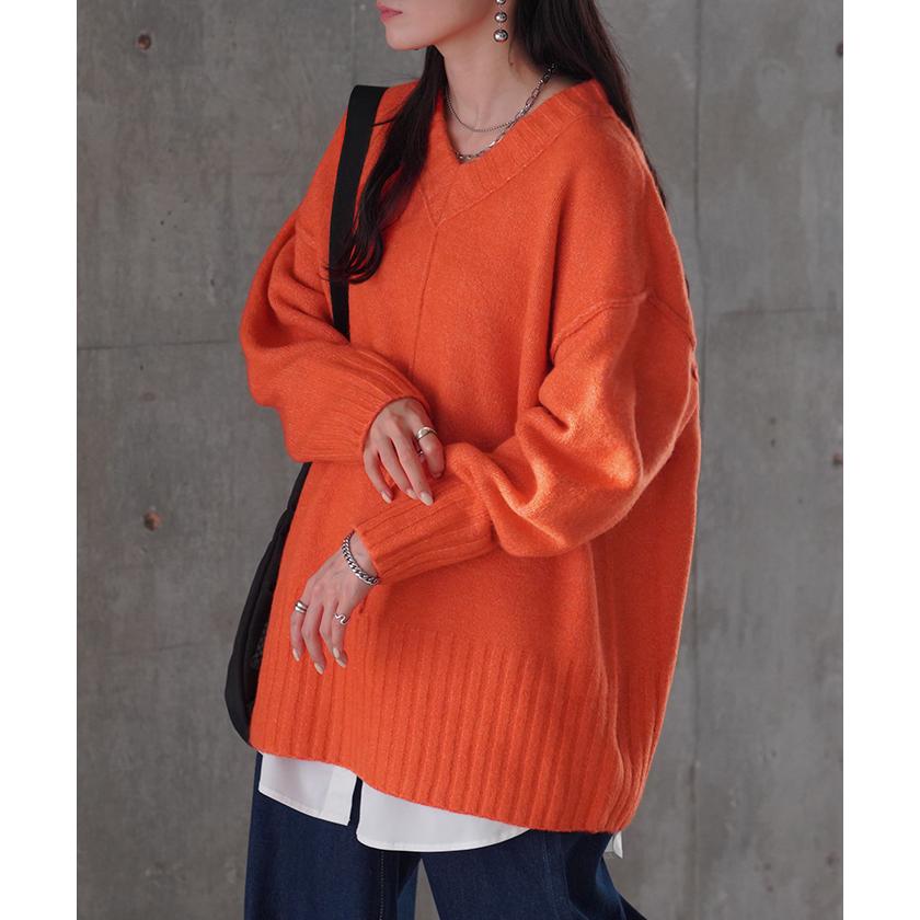 HUG.U（ハグユー） ニット ロング モヘア レディース トップス