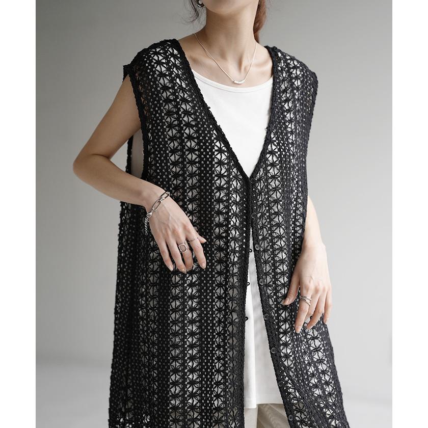 新品⭐︎ No18｜カシュクールロングジレ　hughug オハコ 新品⭐︎ No18｜カシュクールロングジレ hughug オハコ jp297-1.jpg