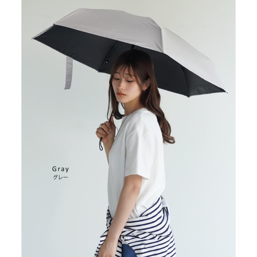日傘 晴雨兼用 UVカット 折りたたみ 小さい 小さめ 紫外線カット UV レディース 紫外線対策 折りたたみ傘 | HUG.U | 16