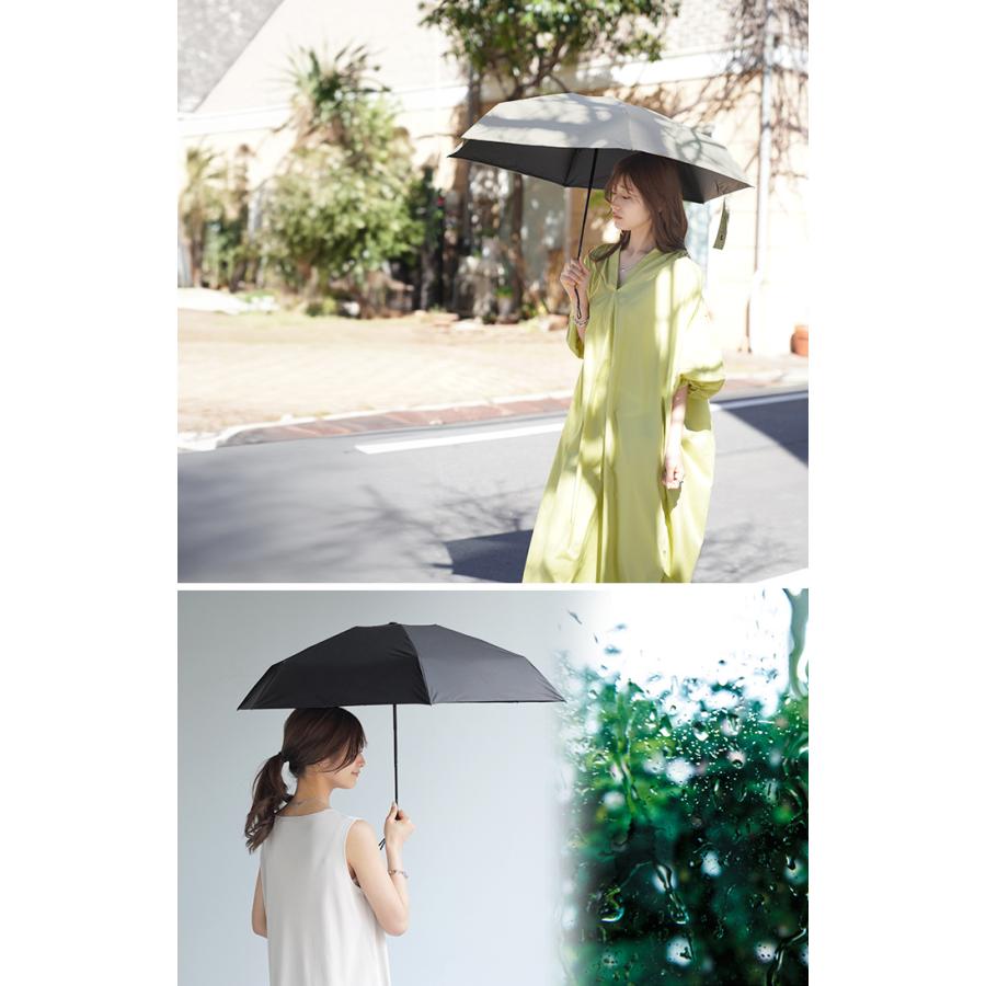 日傘 晴雨兼用 UVカット 折りたたみ 小さい 小さめ 紫外線カット UV レディース 紫外線対策 折りたたみ傘 | HUG.U | 19