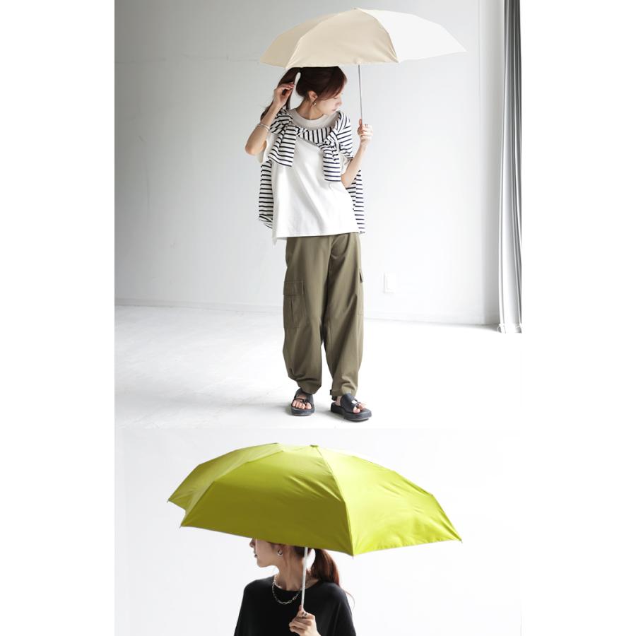 折りたたみ傘 晴雨兼用 UVカット 吸水 サコッシュ レディース 収納ケース 付き 雨傘 軽量 カーボン 防水 遮光率99.9％ | HUG.U | 15