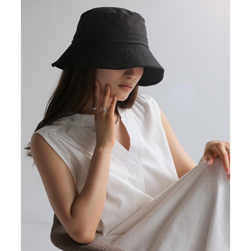 帽子 レディース UVカット バケットハット ネックガード 洗える バケハ 小顔 おしゃれ かわいい UV ハット | HUG.U | 21