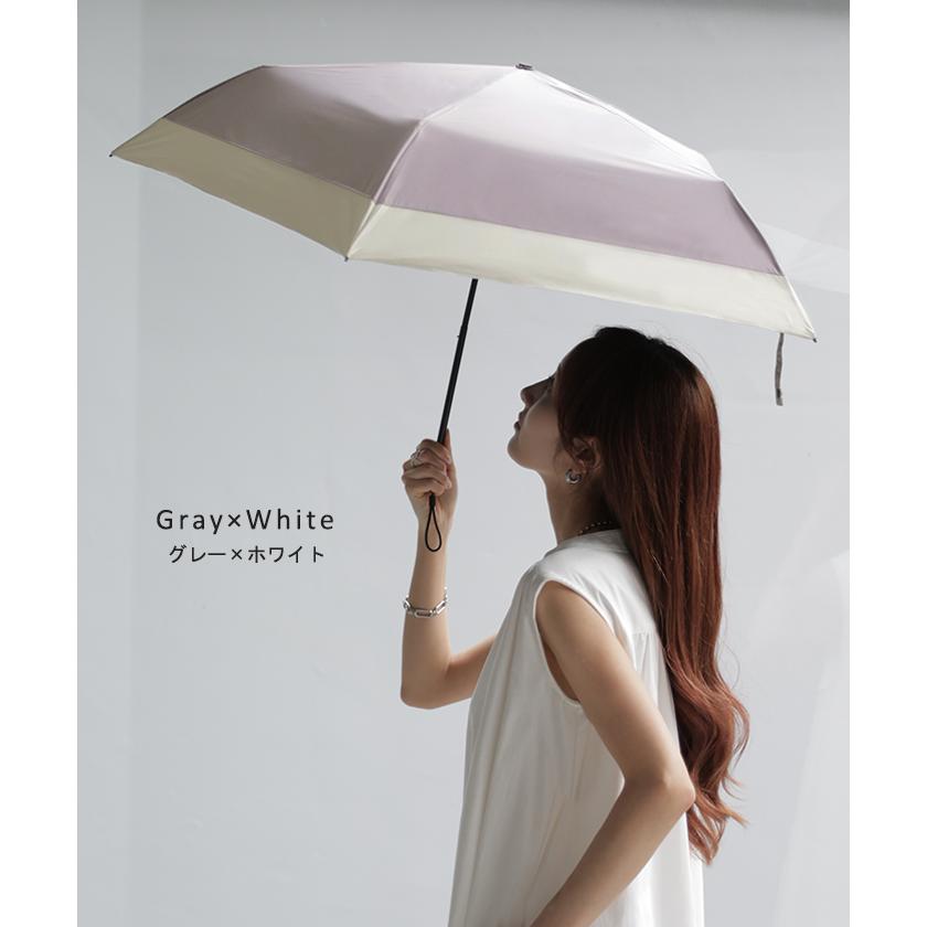 日傘 完全遮光 晴雨兼用 折りたたみ UVカット 小さい 遮光 100 紫外線カット UV レディース 紫外線対策 | HUG.U | 15