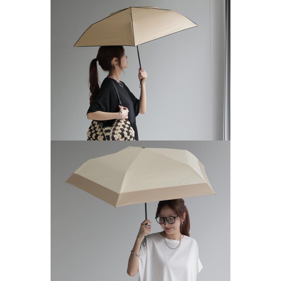 日傘 完全遮光 晴雨兼用 折りたたみ UVカット 小さい 遮光 100 紫外線カット UV レディース 紫外線対策 | HUG.U | 10