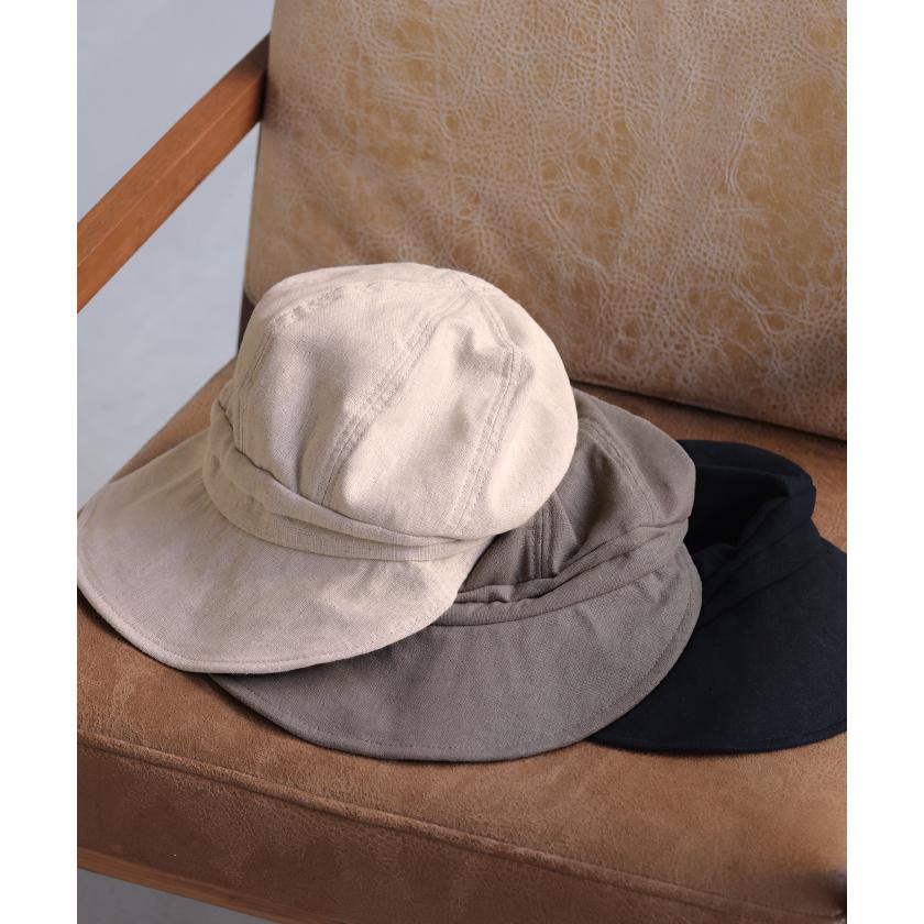 帽子 レディース UVカット キャスケット 遮光 完全遮光 洗える お洒落 かわいい UV ハット つば広  KIZAWA | HUG.U | 13