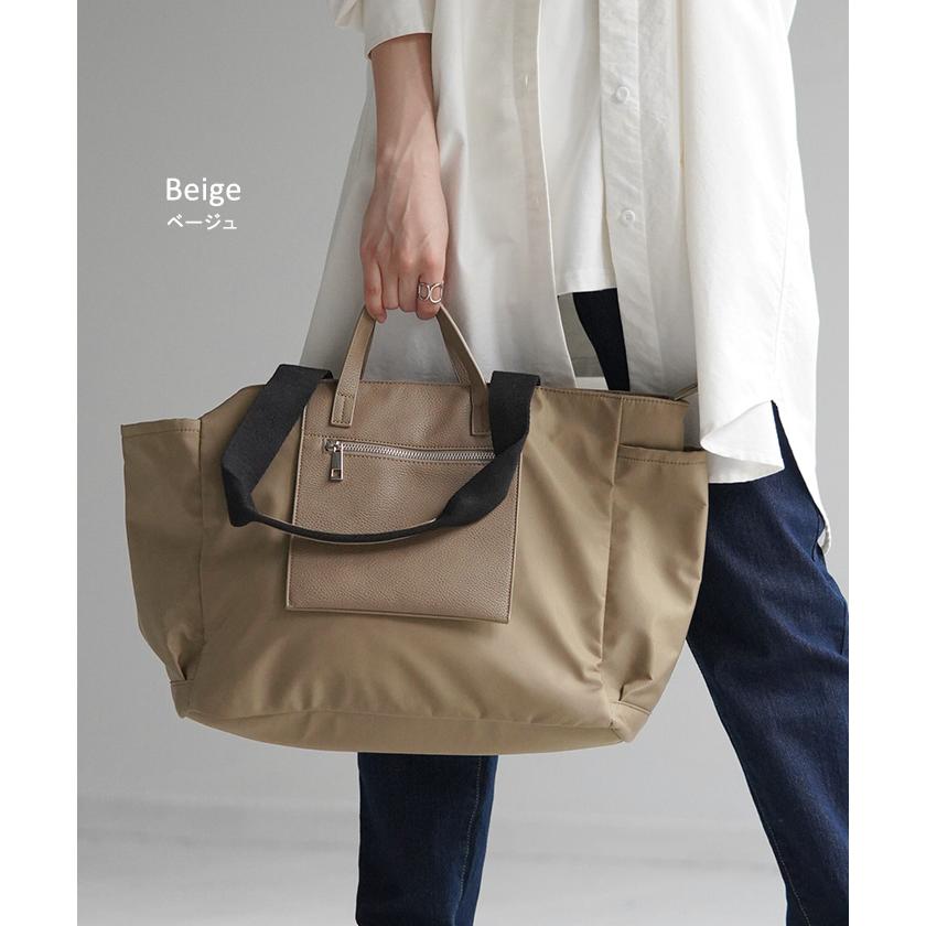 バッグ トート レディース ナイロン 3WAY トートバック a4 サイズ 大きい 軽量 大容量 ショルダーバック | HUG.U | 13
