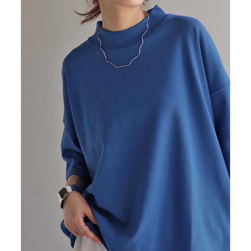 Tシャツ UVカット 接触冷感 体型カバー トップス 紫外線対策 二の腕カバー レディース ドルマンスリーブ | HUG.U | 07