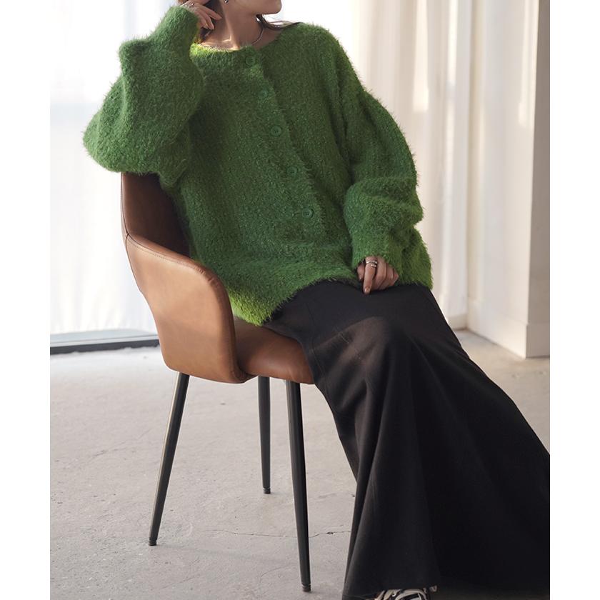 ニット 前後 2way プルオーバー カーディガン カーデ ニットカーディガン レディース セーター トップス | HUG.U | 19