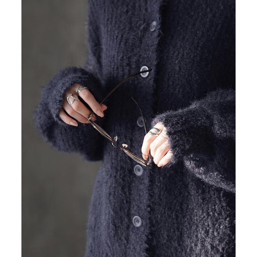 希少 バーバリーブルーレーベル フードニットカーディガン