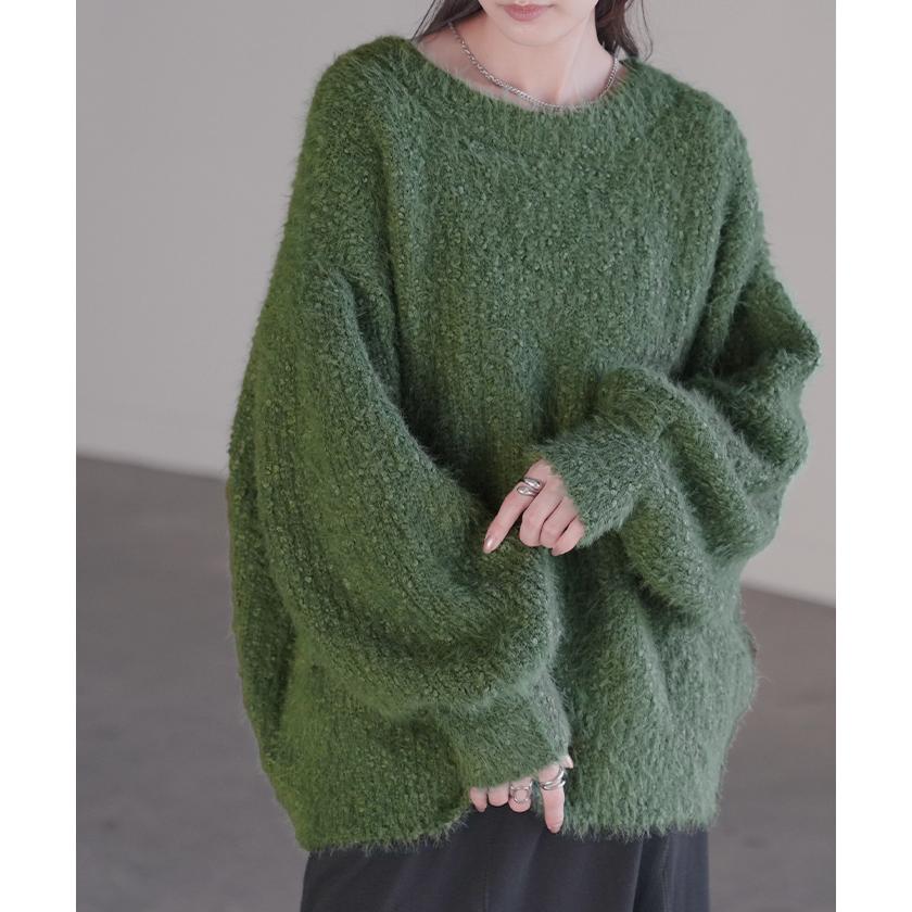 ニット 前後 2way プルオーバー カーディガン カーデ ニットカーディガン レディース セーター トップス | HUG.U | 09