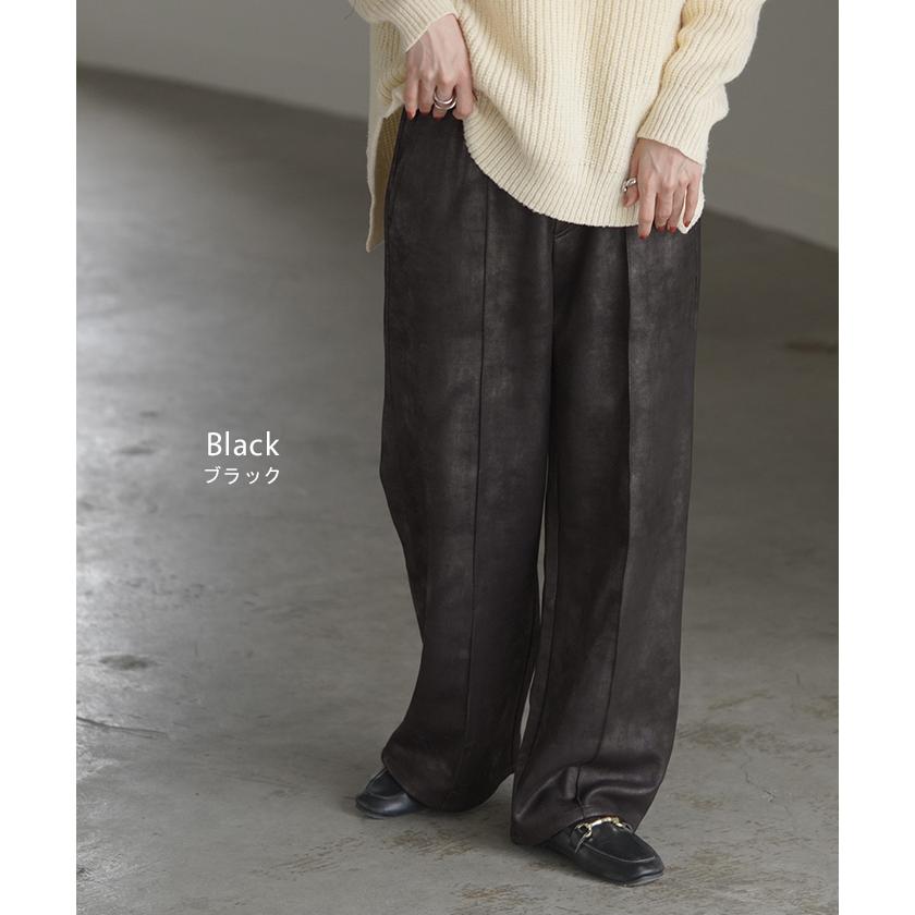 パンツ ミリタリーパンツ レディース センターライン フレア ワイドパンツ ロング ロングパンツ ミリタリー | HUG.U | 16