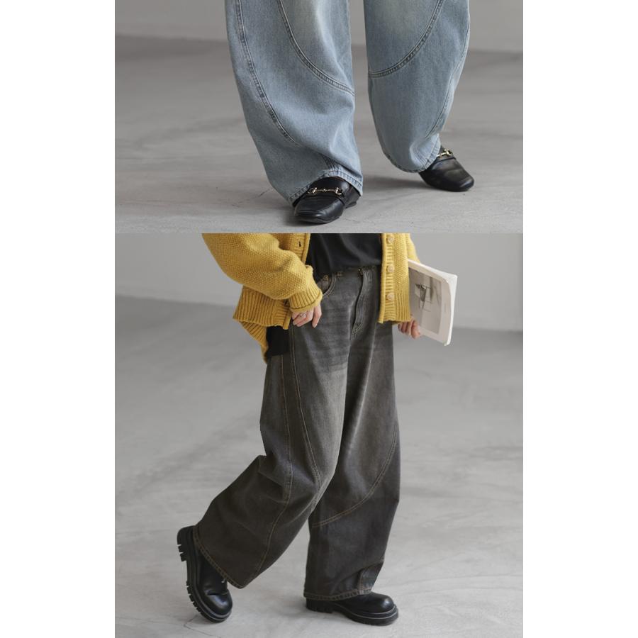 HUG O WaR バルーンデニムパンツ アイボリー　カーブパンツ バルーンデニムパンツ | HUG O WaR ONLINE STORE