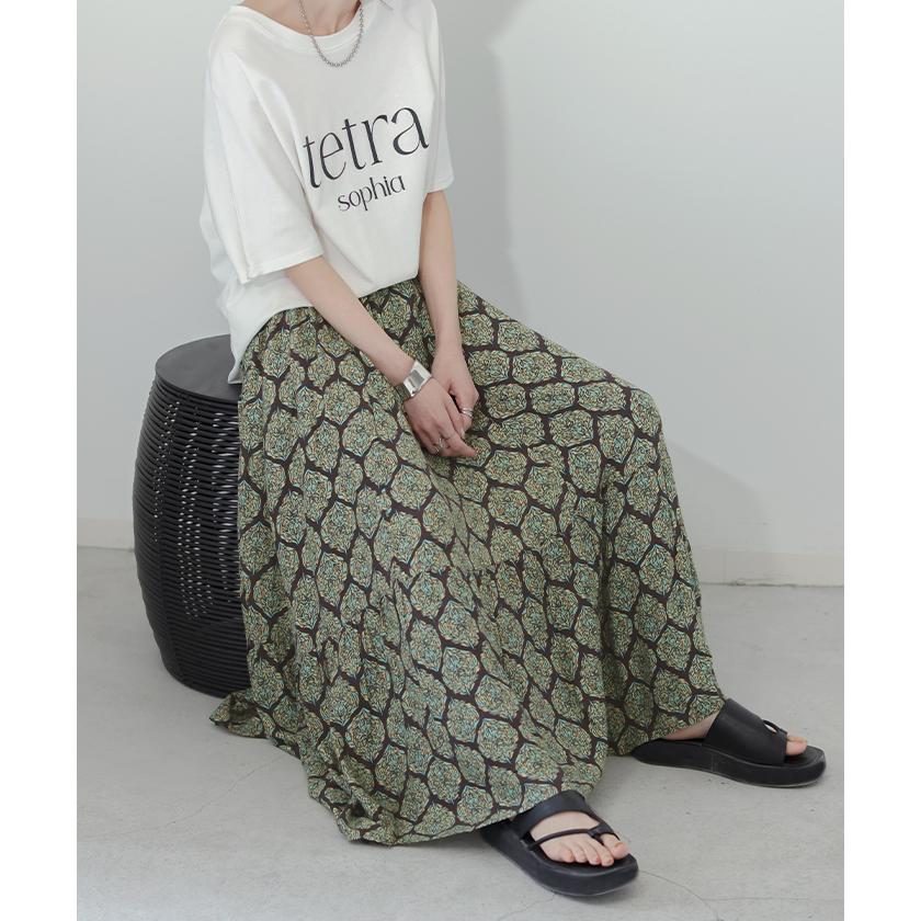 近年モデル✨かぐれ エスニックコットンギャザースカート 総柄 ロングスカート かぐれ（カグレ）の「エスニックコットンギャザースカート