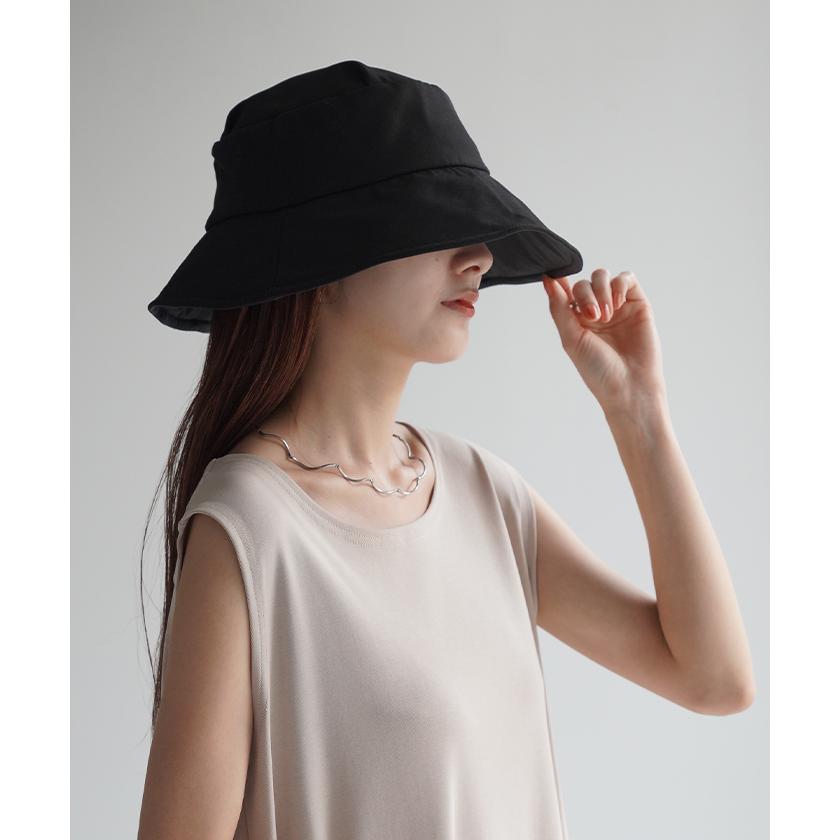 帽子 レディース UVカット 完全遮光 遮光 かわいい UV ハット つば広 洗える 接触冷感 日よけ 紫外線対策 自転車 | HUG.U | 21
