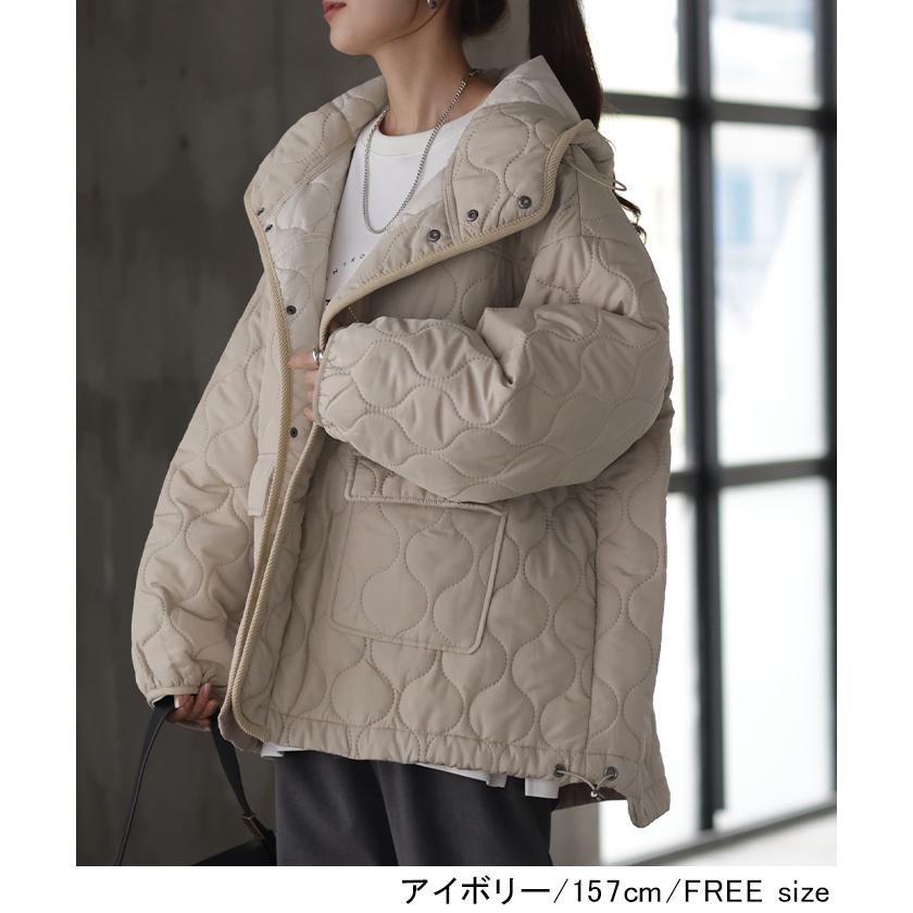 HUG.U（ハグユー） ジャケット キルティング コート レディース