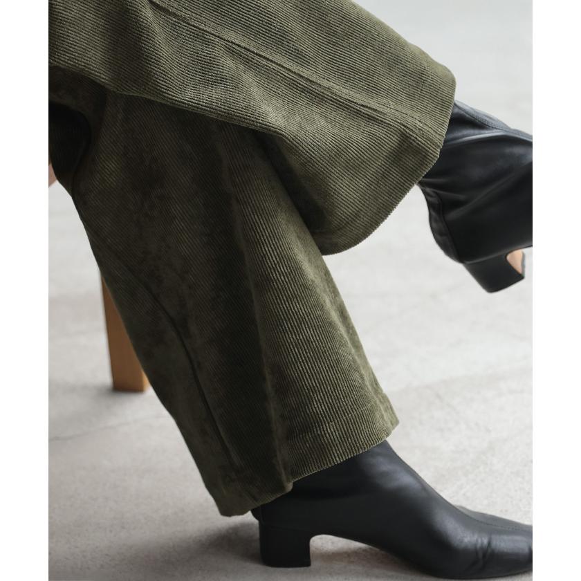 サロペット コーデュロイ ベイカー レディース オールインワン サロペ ロング Iライン 調節可能 オーバーオール | HUG.U | 13