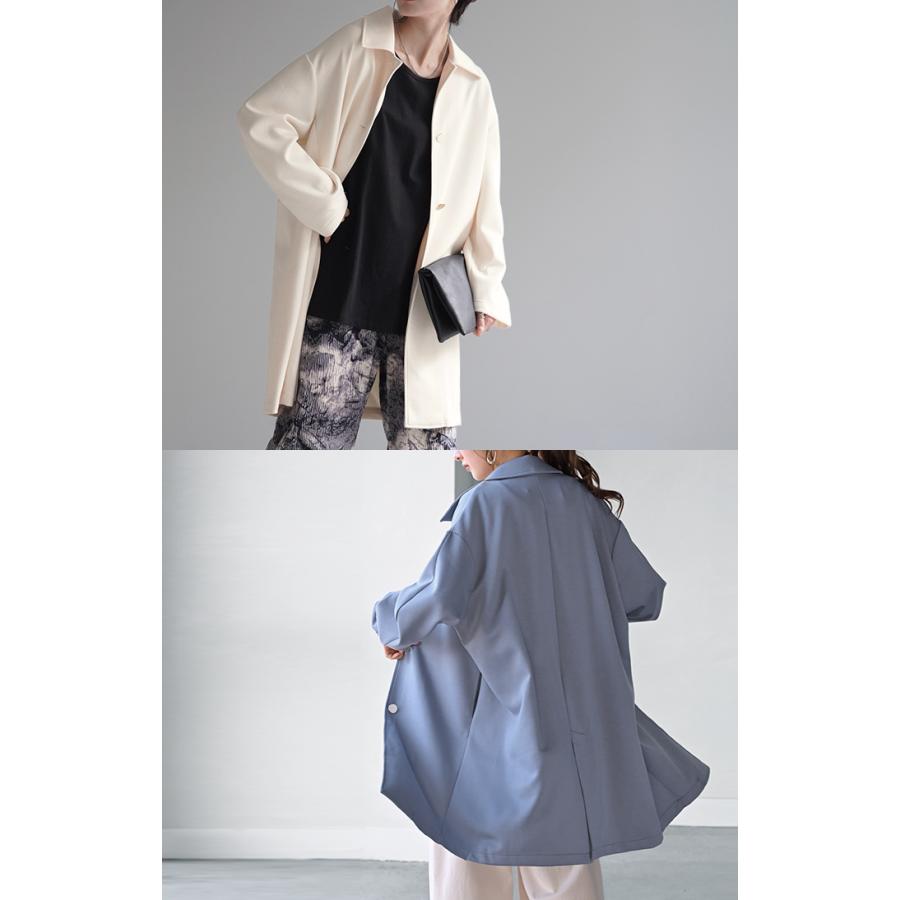 SALE アウター ライトアウター レディース コート ジャケット ロングコート チェスター チェスターコート ポンチ オーバー ロング テーラード | HUG.U | 15