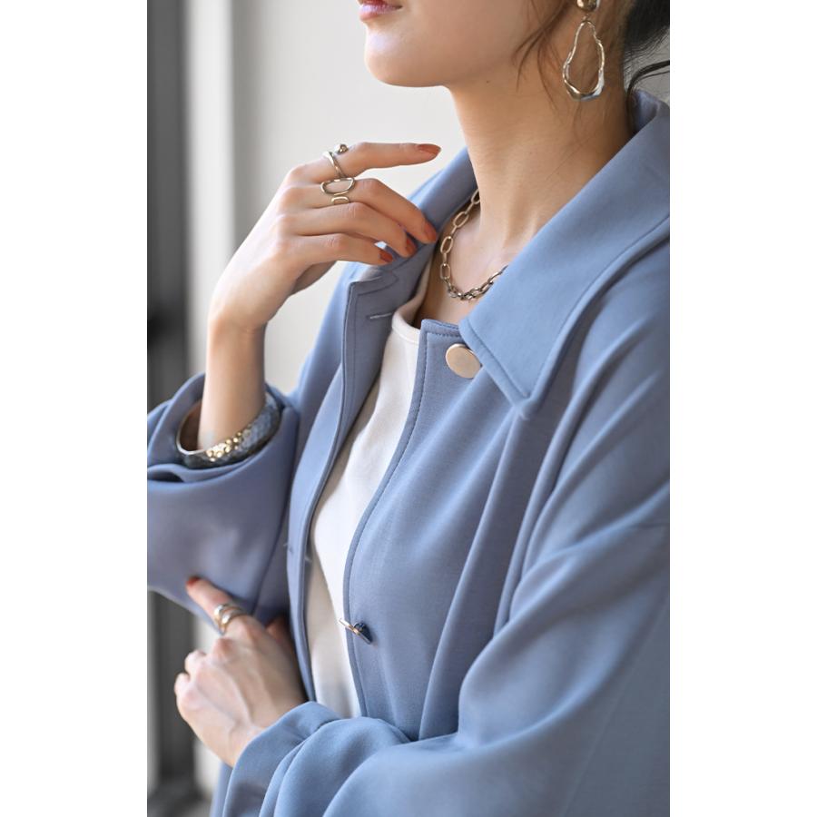 SALE アウター ライトアウター レディース コート ジャケット ロングコート チェスター チェスターコート ポンチ オーバー ロング テーラード | HUG.U | 18