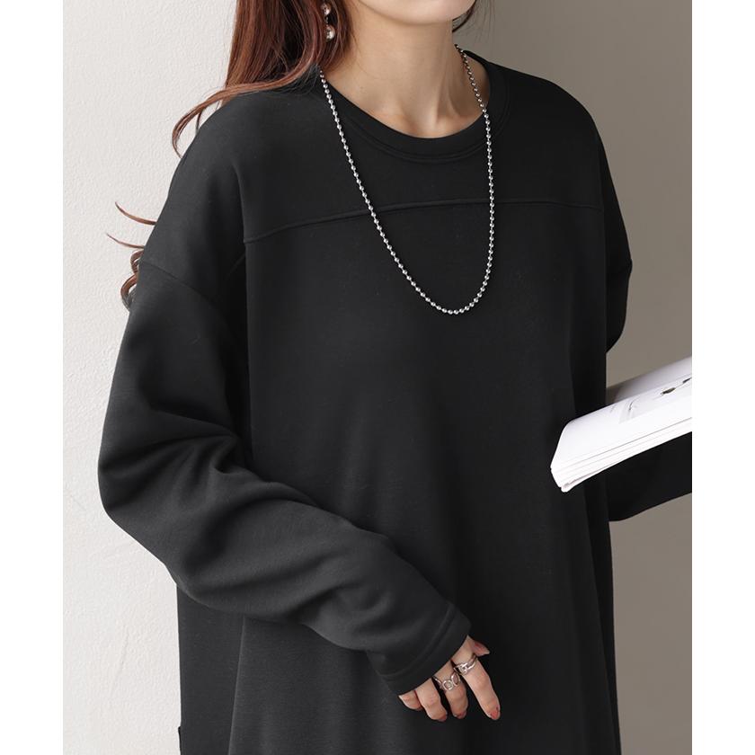 HUG.U（ハグユー） ワンピース スウェット 裏シャギー ワンピ