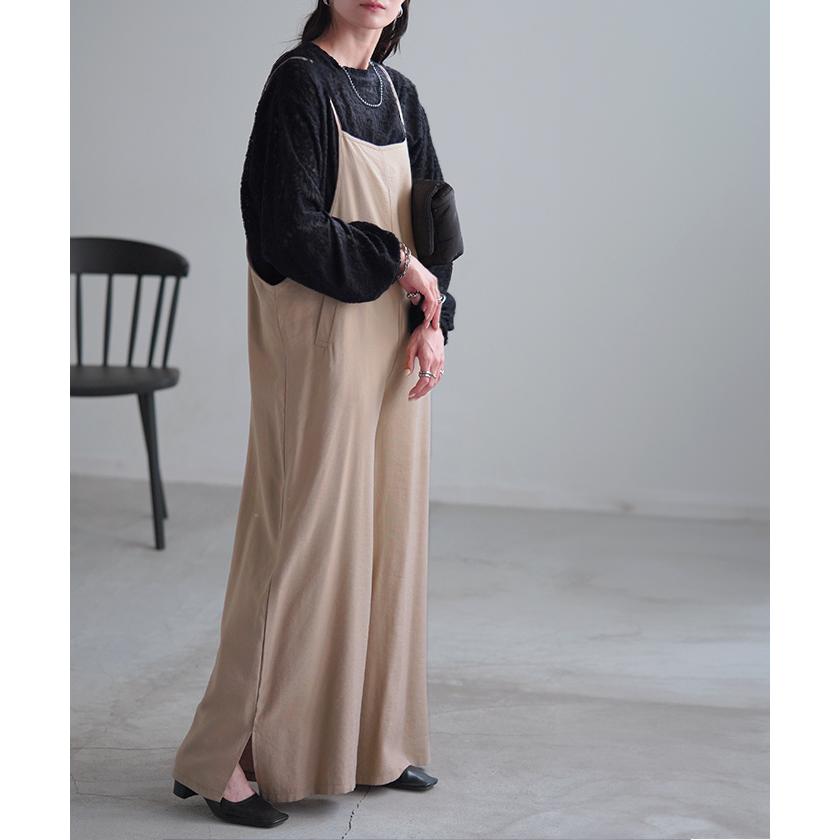 HUG.U（ハグユー） Tシャツ ロンT シアー ジャガード レディース