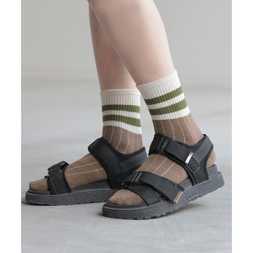 靴下 5色セット ソックス レディース 蒸れない ムレない 通気性 綿 混 クルー くるぶし クルーソックス | HUG.U | 05