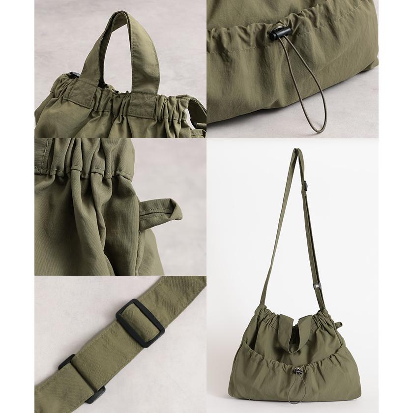 バッグ ショルダーバッグ レディース 撥水加工 2way 小さめ 斜めがけ 軽量 レディースバッグ ミニ コンパクト | HUG.U | 21