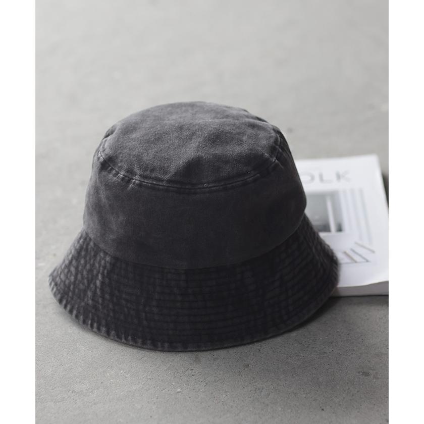 帽子 レディース ハット デニム バケットハット バケハ サファリ サファリハット 綿 混 ぼうし つば広 つば | HUG.U | 14