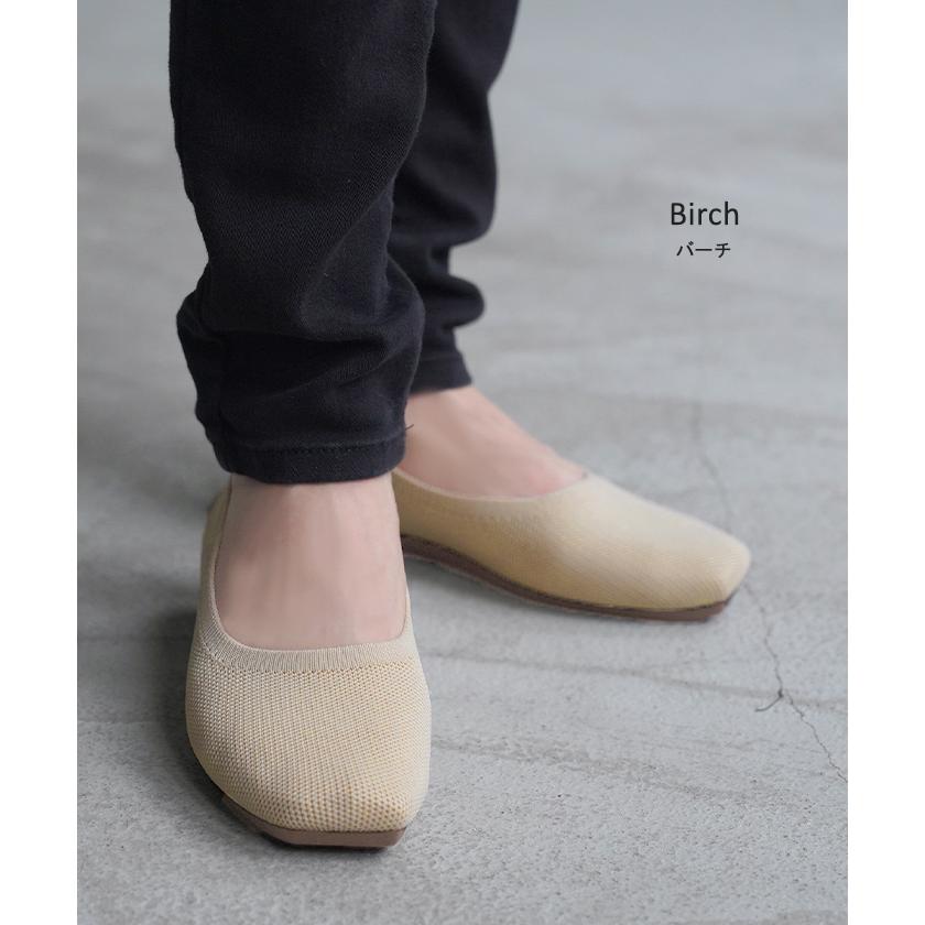 パンプス 超軽量 シューズ レディース ニット ニットパンプス スクエア スクエアトゥパンプス 靴 くつ クツ 歩きやすい ヒール ローヒール | HUG.U | 16